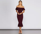 Ready And Ruffled Midi Dresses